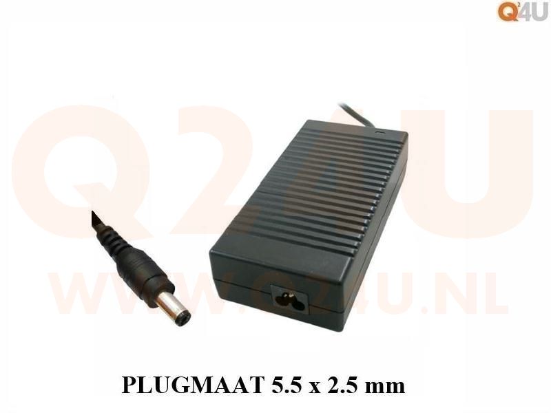 Q24U - OEM, Asus, Fujitsu, Toshiba laptop oplader oplader 19v, 9.5a - 5.5 x 2.5 mm