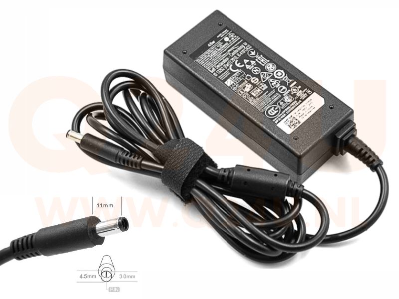 Dell laptop oplader 19.5v, 2.31a - 4.5 x 3.3 mm met pin - 03RG0T - origineel