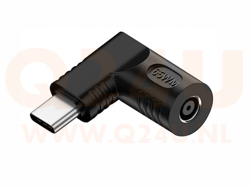 DC 4.3 x 3.0 mm naar USB-C adapter, 65 watt max
