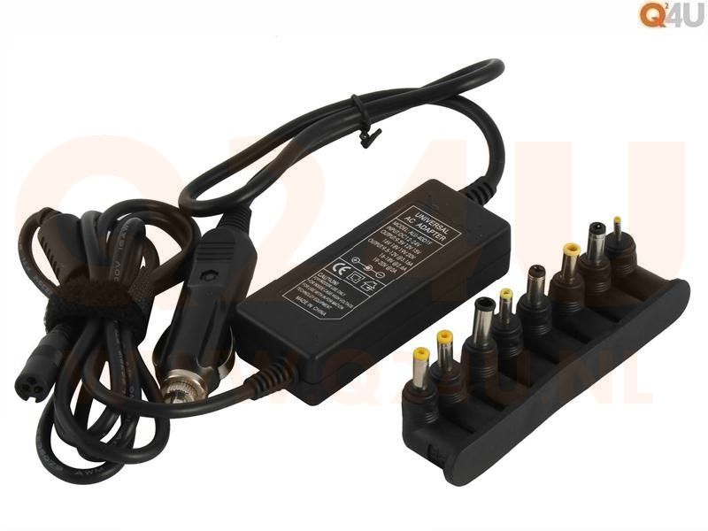 Universele 12/24v (auto) oplader (voor diverse merken) - 15 - 22v - max 90 watt