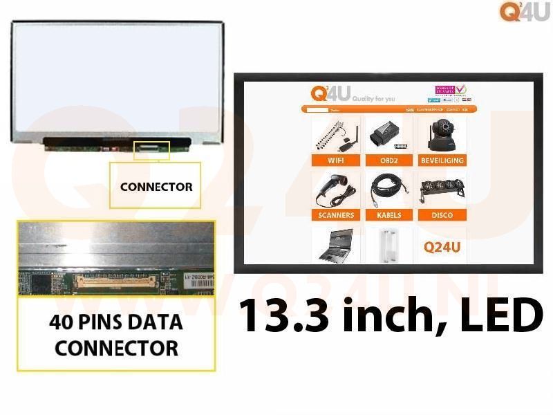 Scherm 13.3 inch, 1366 x 768, LTN133AT25-501 - Glanzend