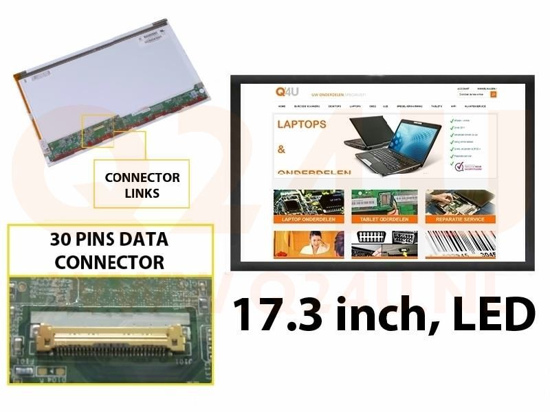 Scherm 17.3 inch, 1600 x 900, N173FGE-E11 - Mat