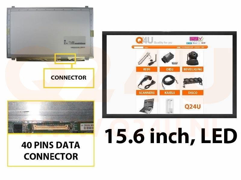 Scherm 15.6 inch, 1920 x 1080, B156HW03 V.0 - Mat - gebruikt