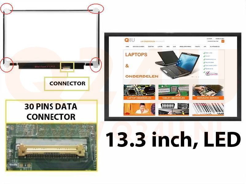 Scherm 13.3 inch, 1366 x 768, HB133WX1-402 - Mat