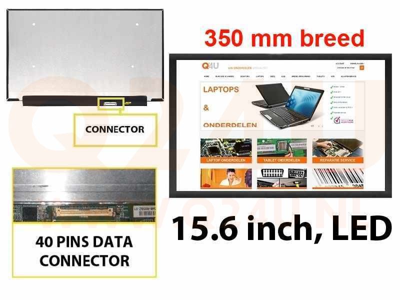 Scherm 15.6 inch, 1920 x 1080, LP156WFG (SP)(F2) - Glossy - 350 mm breed