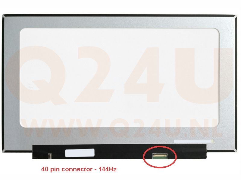 Laptop scherm 17.3 inch, 1920 x 1080 , NV173FHM-N44 - mat - 40 pin - 144Hz