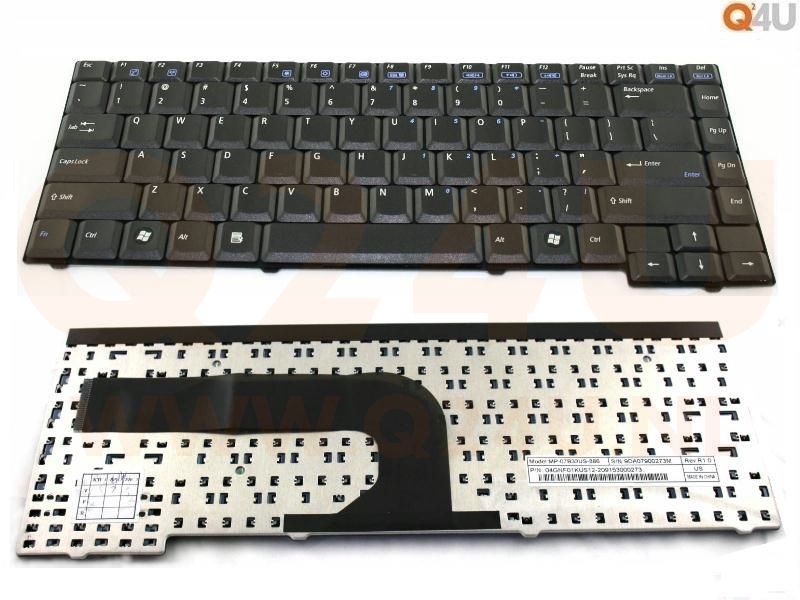Asus A9 PRO50 series laptop toetsenbord, US - zwart
