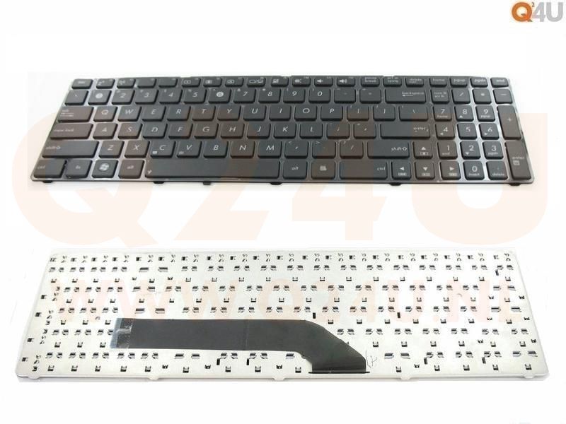 Asus K53 K60 N71 P50 X64 series laptop toetsenbord, US - zwart