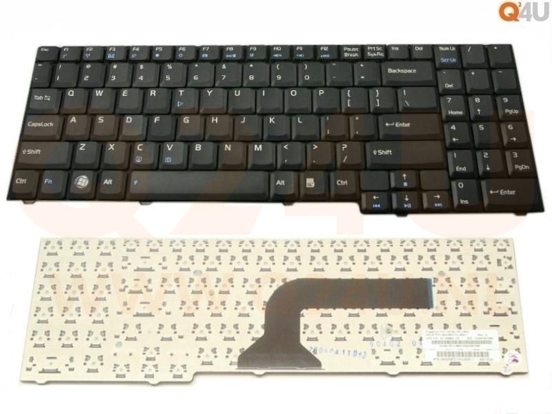 Asus G50 X57 X70 G511 series laptop toetsenbord, US - zwart