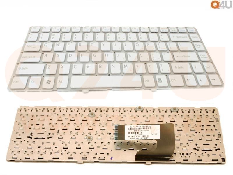 Sony Vaio VGN-NW series laptop toetsenbord, US - wit