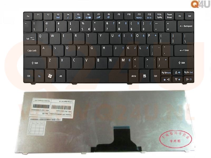 Acer Aspire 1420 1810 1820 series toetsenbord, US - zwart