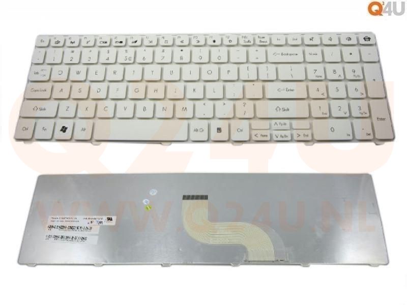 Packard Bell EasyNote LM81 TM85 TM94 TK85 series laptop toetsenbord, US - wit