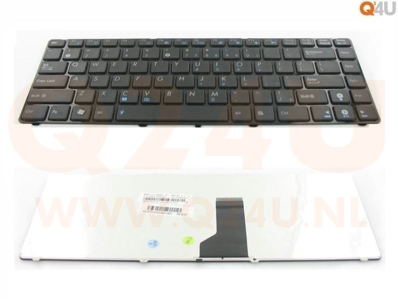 Asus U31 U35 U36 U41 series laptop toetsenbord, US - zwart