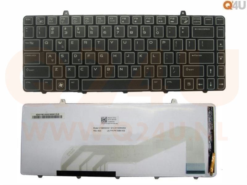 Dell Alienware M11x series laptop toetsenbord, US - zwart
