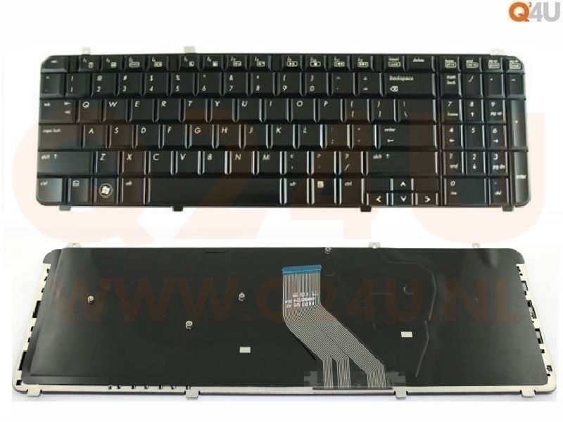 HP Pavilion DV6-1000 DV6-1100 DV6-1200 DV6-1300 DV6-2000 serie laptop toetsenbord, US - zwart