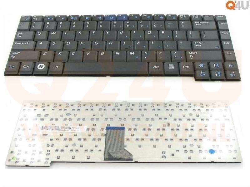Samsung R403 R408 R410 R453 R458 R460 series laptop toetsenbord, US - zwart
