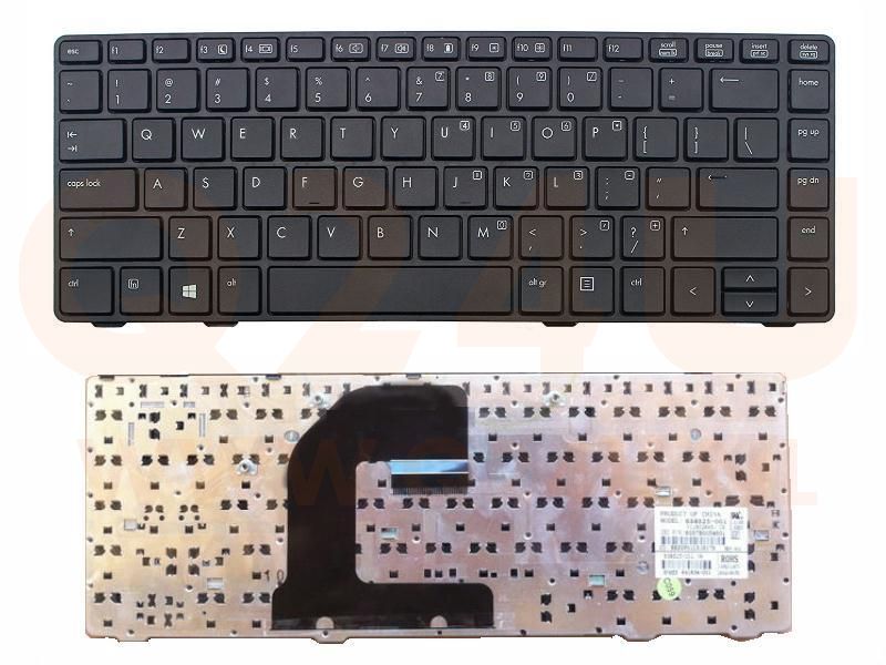 HP ProBook 6470b series laptop toetsenbord, US - zwart - Gebruikt
