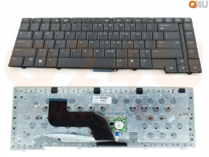 HP ProBook 6450b 6440b 6445b 6455b series laptop toetsenbord, US - zwart - met pointer