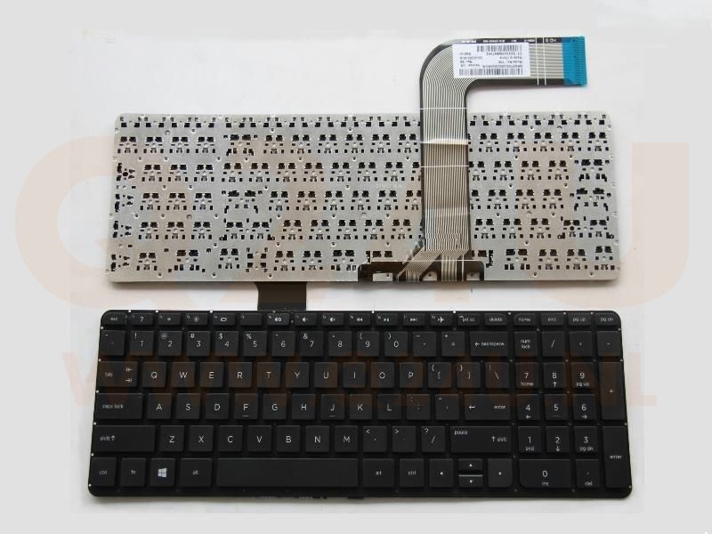 HP Pavilion 15-p series toetsenbord, US - zwart - zonder licht
