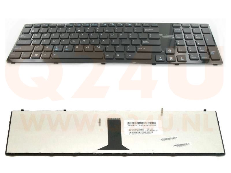 Asus A93S A93SV K93SM K93SV K95VM series laptop toetsenbord, US - zwart