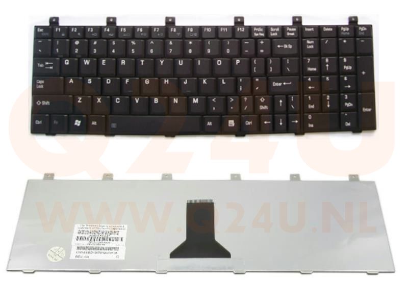 Toshiba Satellite M60 P100 series toetsenbord, US - zwart
