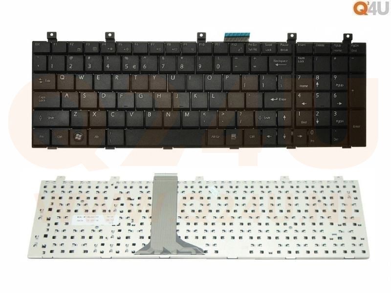 Medion Akoya E7210 MSI CR500 series laptop toetsenbord, US - zwart