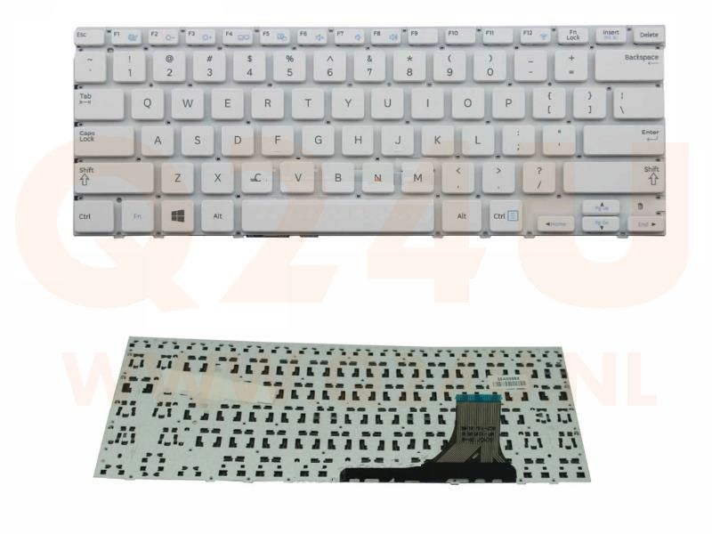 Samsung NP 530U3B NP530U3C series toetsenbord, US - wit