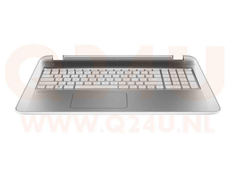 HP Pavilion 15-p series laptop top case , US - zilver - zonder touchpad