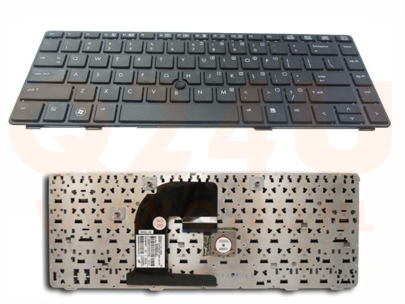 HP EliteBook 8460P 8460W ProBook 6460B laptop toetsenbord, US - zwart - met pointer