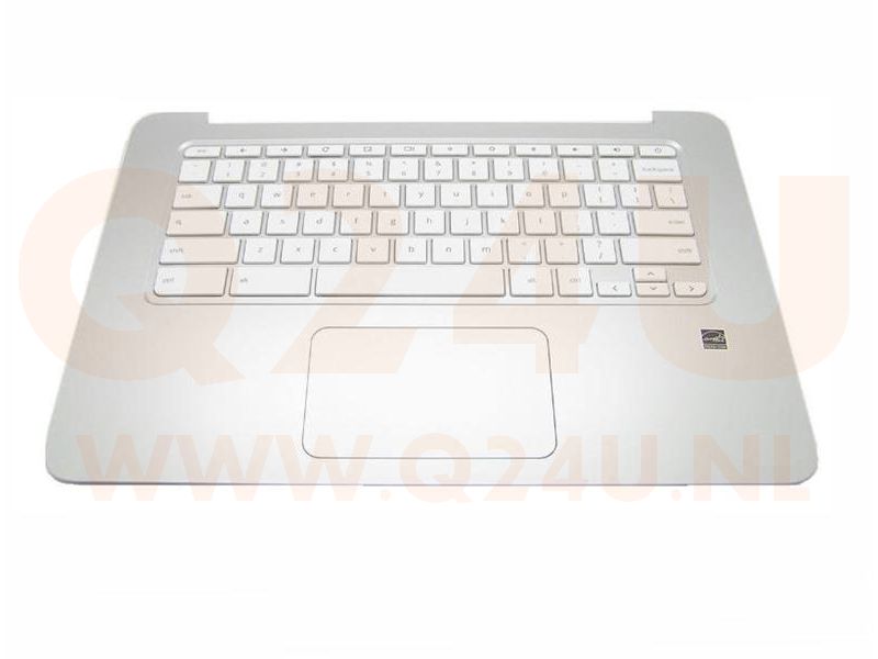 HP ChromeBook 14-Q series top case zilver - wit toetsenbord