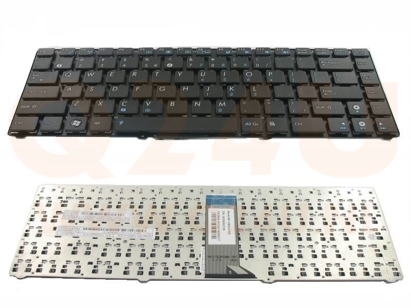 Asus eeePC 1215n series laptop toetsenbord, US - zwart