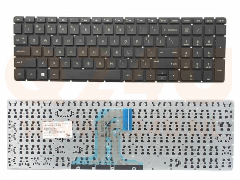 HP 15-AC 15-AF 15T-AC 15Z-AF 250 255 256 G4 laptop toetsenbord, US - zwart - gebruikt