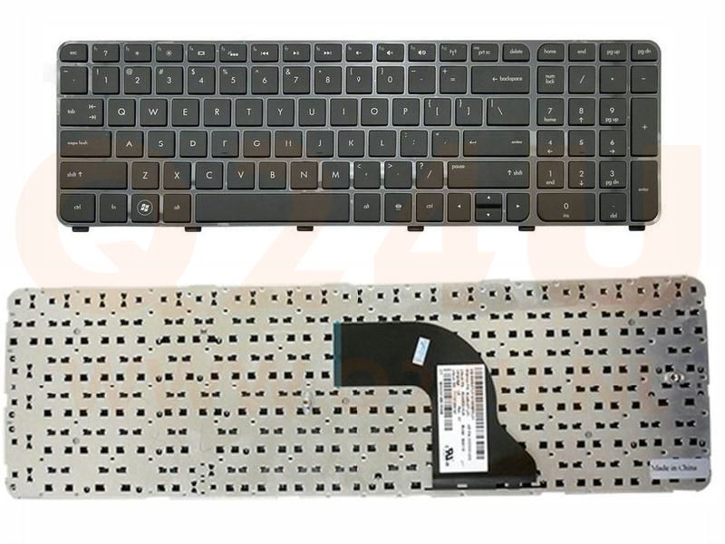 HP Envy DV7-7000 7200 7300 series laptop toetsenbord, US - zwart - zonder licht - met frame