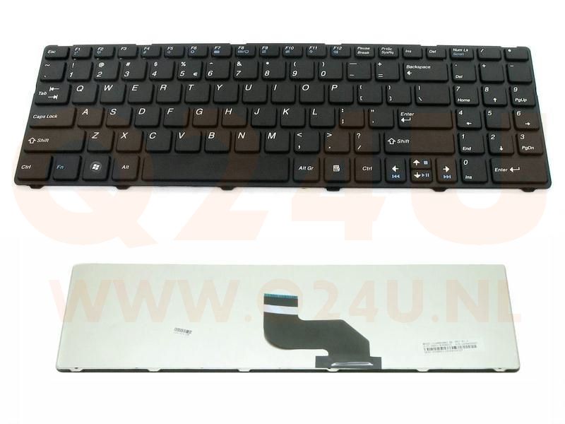Medion Akoya E6222 E6227 E7221 E7222 series Laptop toetsenbord, US - zwart