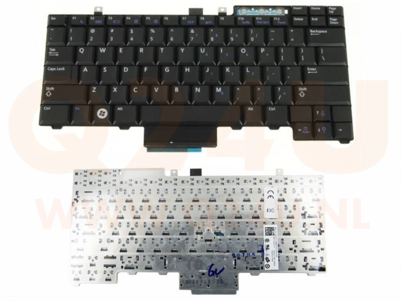 Dell Latitude E5500 E6400 E6410 E6500 Laptop toetsenbord, US - zwart - zonder pointer
