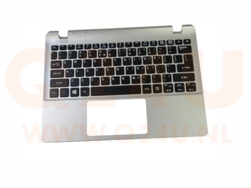 Acer Aspire E3-111 V3-111 laptop top case , US - zilver - zwart toetsenbord