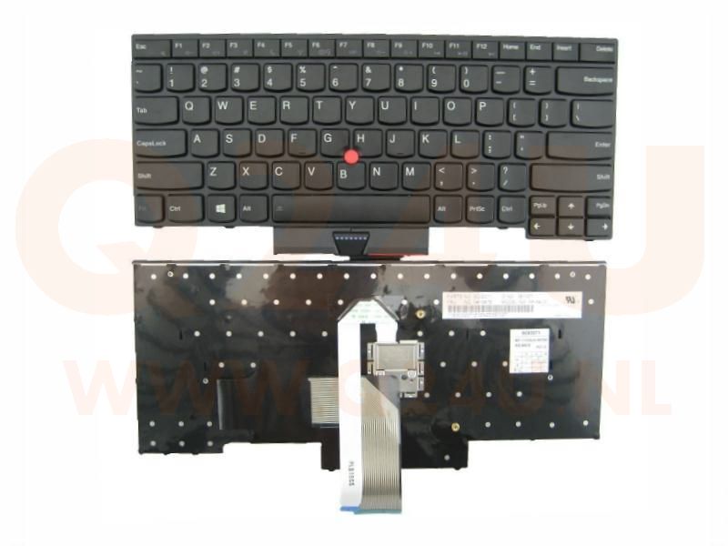 Lenovo ThinkPad T430u series laptop toetsenbord, US - zwart