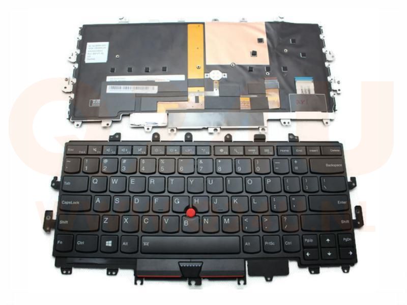 Lenovo ThinkPad X1 Yoga laptop toetsenbord, US - zwart - met licht en pointer