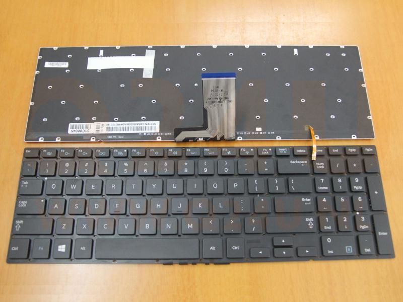 Samsung ATIV Book 6 NP670 NP700 laptop toetsenbord, US - zwart - met licht