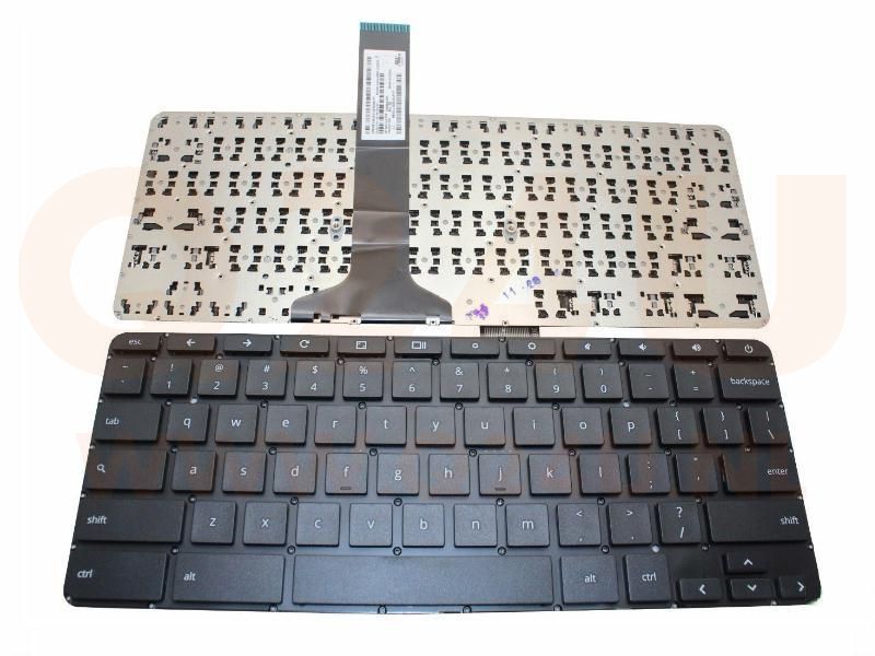 HP chromebook 11 G3 series laptop toetsenbord, US - zwart