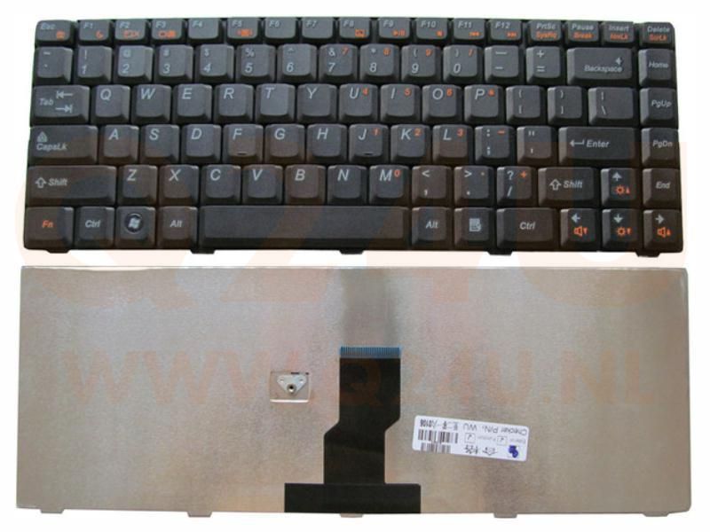 Lenovo B450 series laptop toetsenbord, US - zwart