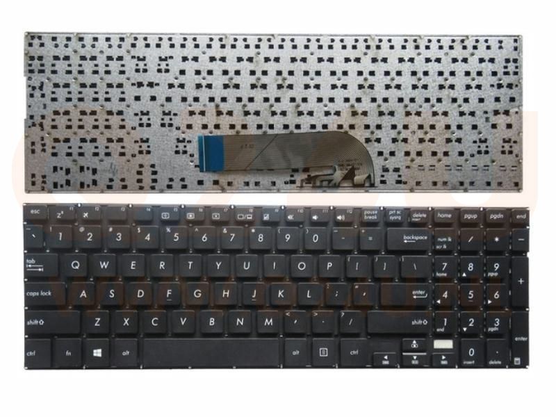ASUS TP500L series laptop toetsenbord, US - zwart