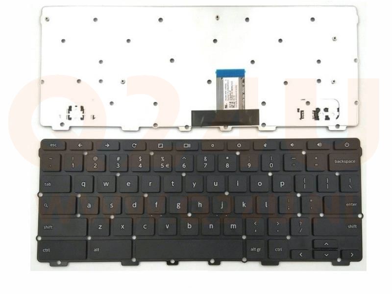 Toshiba Chromebook C30 CB30 CB35 CB35-A Series laptop toetsenbord, US - zwart - zonder licht
