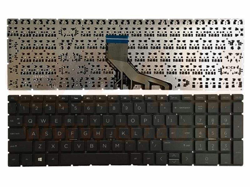 HP Pavilion 15-DA 15-DB series laptop toetsenbord, US - zwart - zonder licht