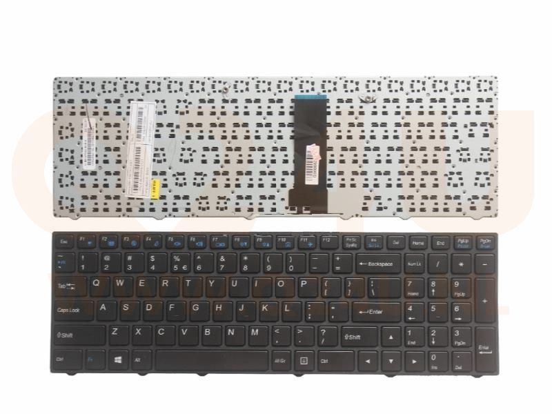 Clevo N850 N950 series laptop toetsenbord, US - zwart - met frame