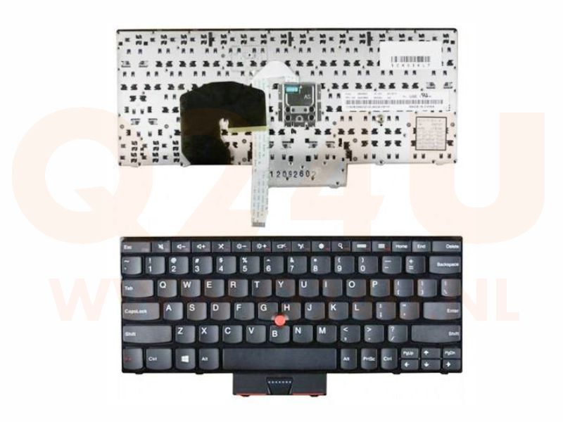 Lenovo ThinkPad Twist S230u S230i S230 series laptop toetsenbord, US - zwart - zonder licht