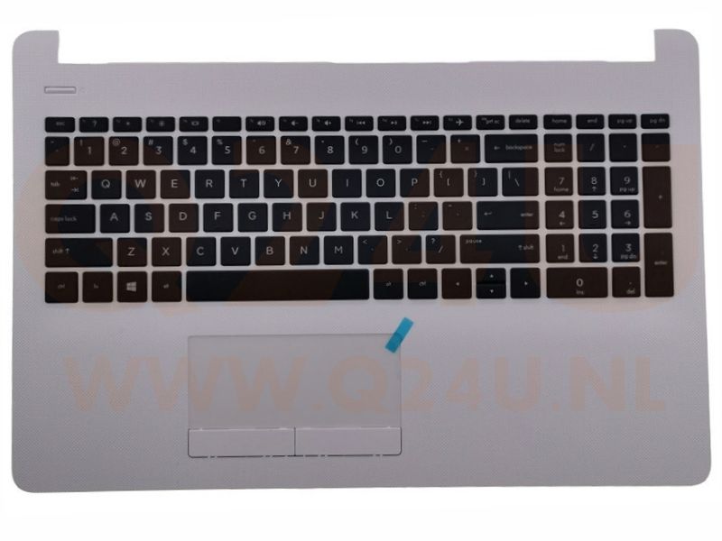 HP 15-BS 15-BW 15-BR 15-BX s 15-BU 250 255 G6 series laptop topcase, US - zilver- AP204000E10 - met licht
