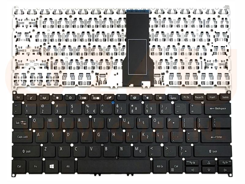 Acer Spin 5 SP513-51 SP513-52 SP513-53 Series laptop toetsenbord, US - zwart - zonder licht