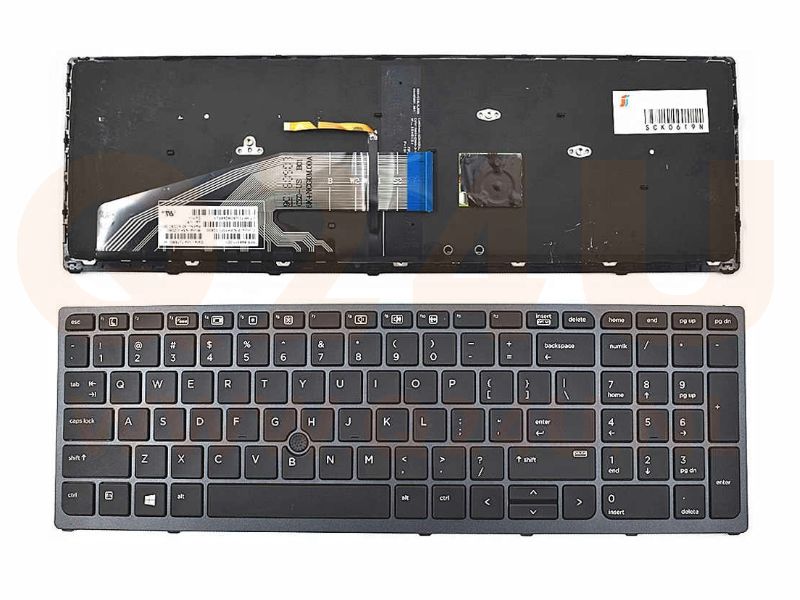 HP Zbook 15 G3 G4 17 G3 G4 series laptop toetsenbord, US - zwart - met licht