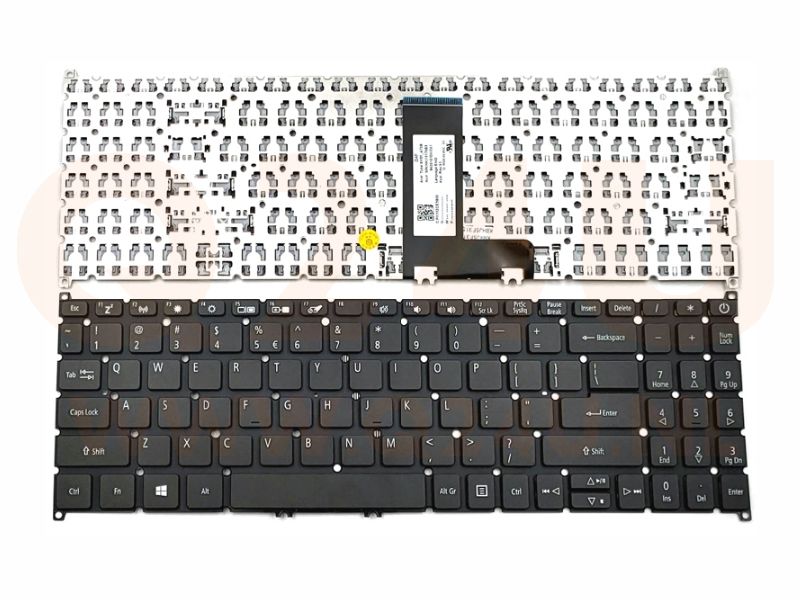 Acer Swift 3 SF315-41G  51G 52G 54G series laptop toetsenbord, US - zwart - zonder licht